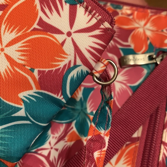 Baggallini Horizon floral print colorful crossbody bag RFID wallet organizer EUC - Picture 15 of 15